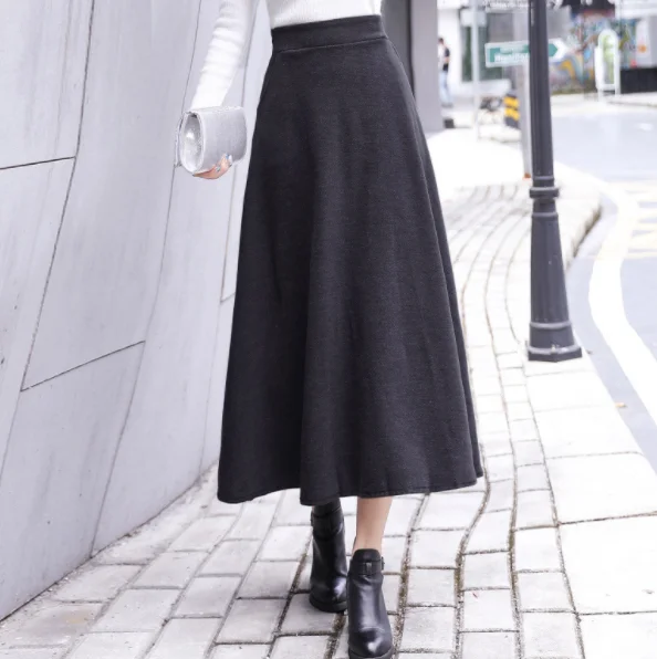 Юбка женская трапециевидная универсальная Элегантная стильная эластичная с