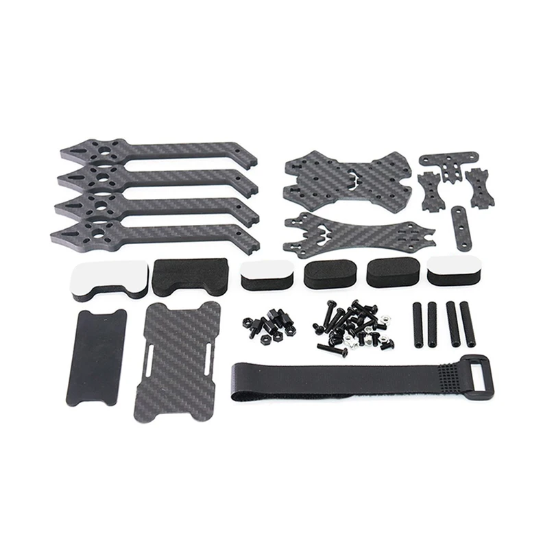 

FEICHAO 5 inch Drone Frame Black Bat 220mm/215mm FPV Frame 4mm/ 5mm Arm Carbon Fiber Rack for FPV Racing Drone DIY Models Toys