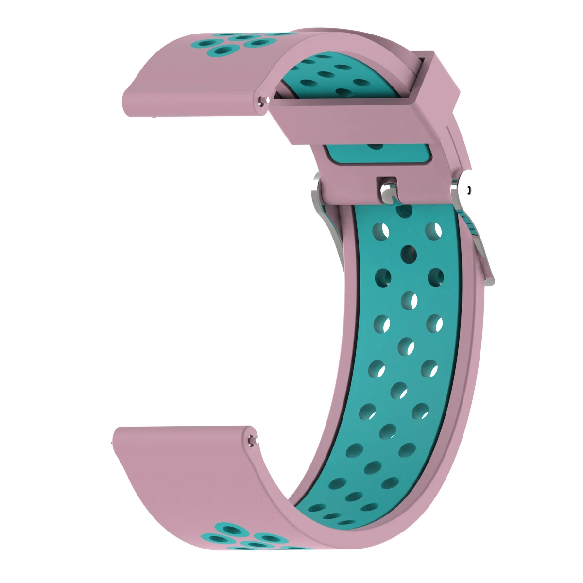 Pink green 22 мм сменный спортивный силиконовый ремешок для часов Xiaomi Huami Amazfit Watch Pace band браслет на запястье аксессуары для часов - Цвет: Pink green