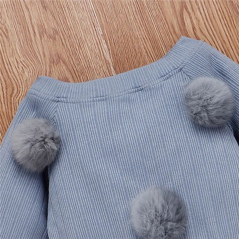 2 шт. детский хлопковый пуловер с круглым вырезом и длинными рукавами|Комплекты