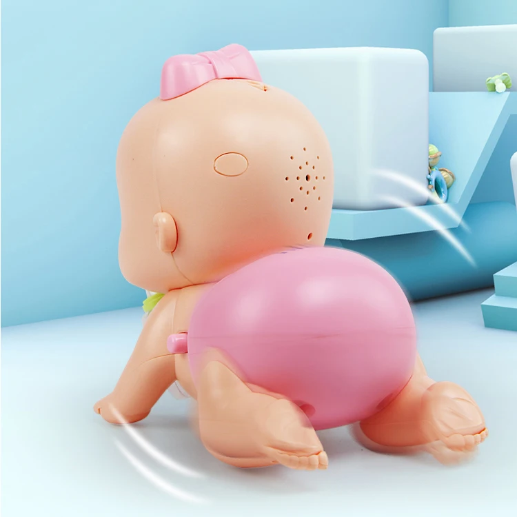 Детская погремушка ползать ползунки учится игрушка малыш музыка мультфильм