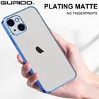 Прозрачный матовый чехол с покрытием для телефона iPhone 13 12 Mini 11 Pro XS Max XR X SE 2020 6 6S 7 8 Plus, тонкий чехол с защитой от отпечатков пальцев