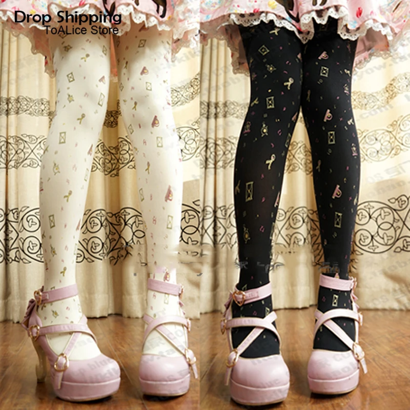 Колготки женские в стиле Харадзюку Лолита японские чулки|fashion pantyhose|tights pantyhosepantyhose
