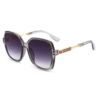 2022 luxury brand design fashion for women sunglasses men square large frame sun glasses retro metale gradient lenses oculos new