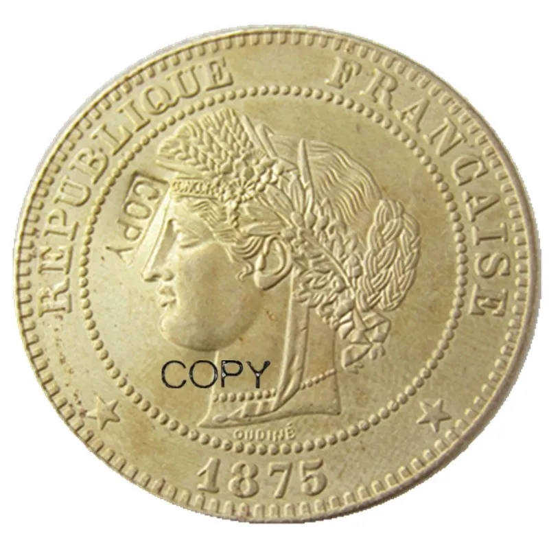 1875A 1877A Франция 10 Centimes копировальные монеты|Безвалютные монеты| |