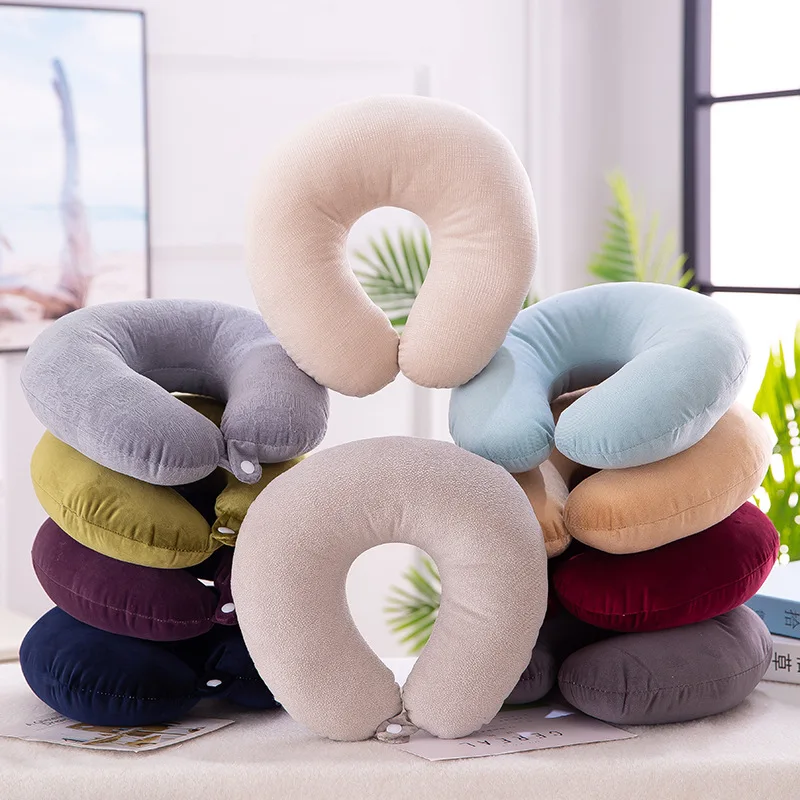 

Neck Pillow U-shaped Adult Office Nap Prone Pillow Comfortable Driving Travel Neck Pillow Soft PP Cotton Seat Pillow Plush