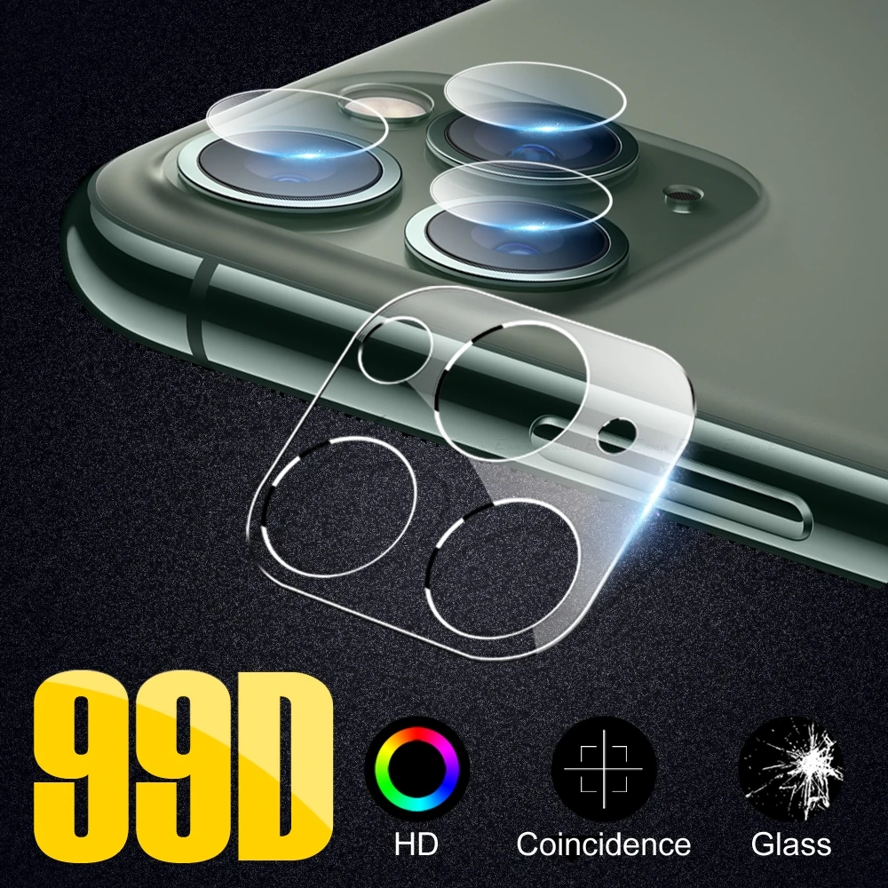 Объектив задней камеры для iPhone 12 mini 11 Pro Max прозрачная защитная пленка заднего