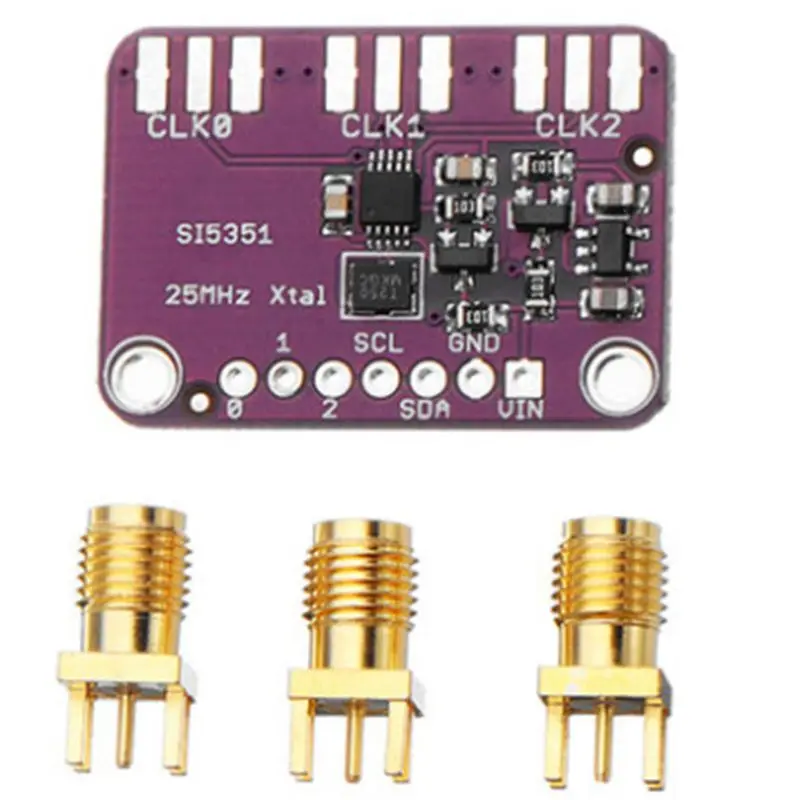 

CJMCU-5351 Si5351A Clock Generator Controller I2C 25MHZ Breakout Board