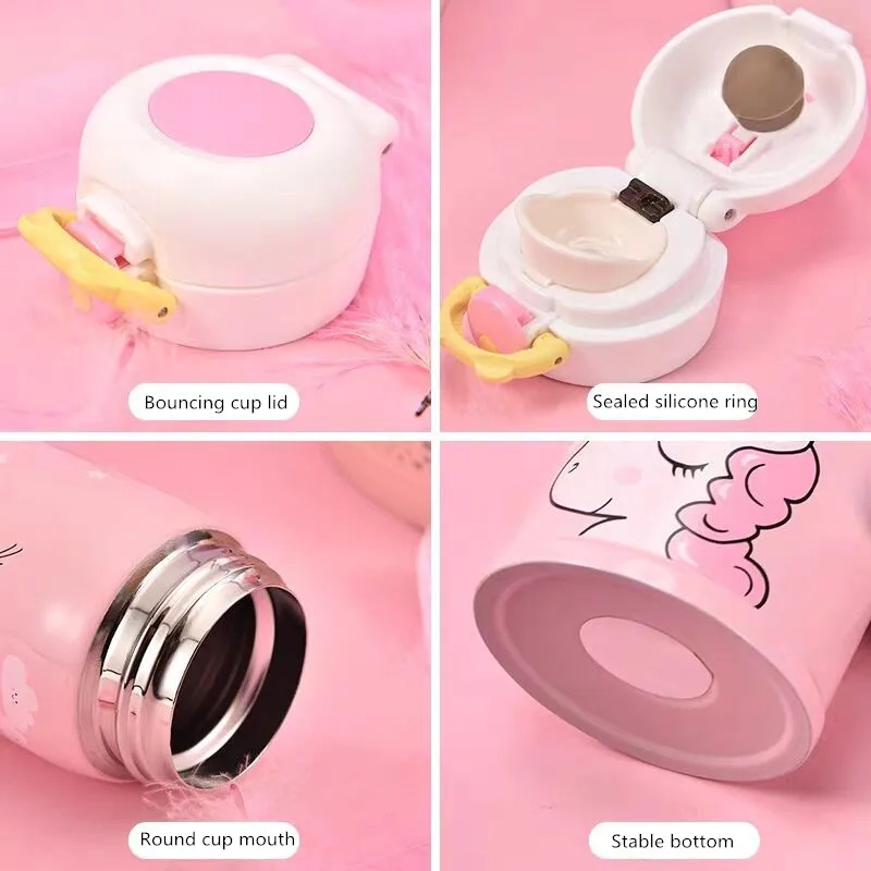 SUPNIU Новый Единорог кружка с ситечком термо термос Милая кофейная чашка из