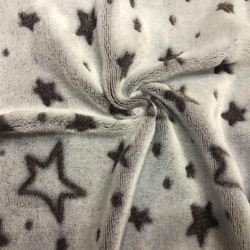 Фланелевая ткань с принтом звезд 1 м x 5 | Дом и сад