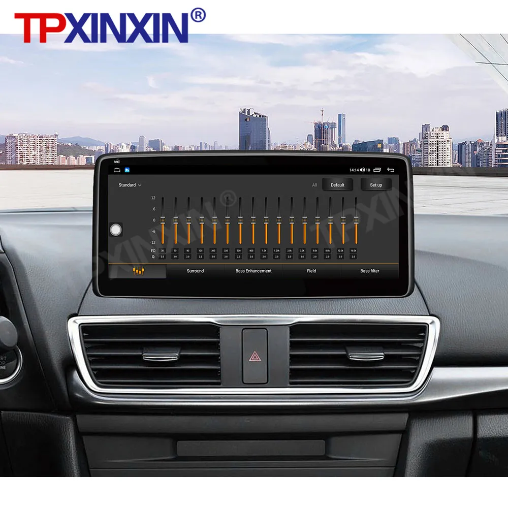 구매 4G LTE For Mazda 3 Angkesala 안드로이드 10 6 + 128G ROM 자동차 라디오 플레이어 멀티미디어 GPS 네비게이션 스테레오 헤드 유닛 무선 카플레이