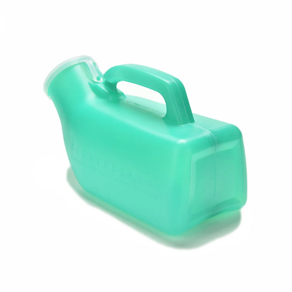 

Portable Washable Unisex Mobile Toilet Car Travel Camp Urine Pee Handle Urinary Bottle Urinal Storage 1200ml