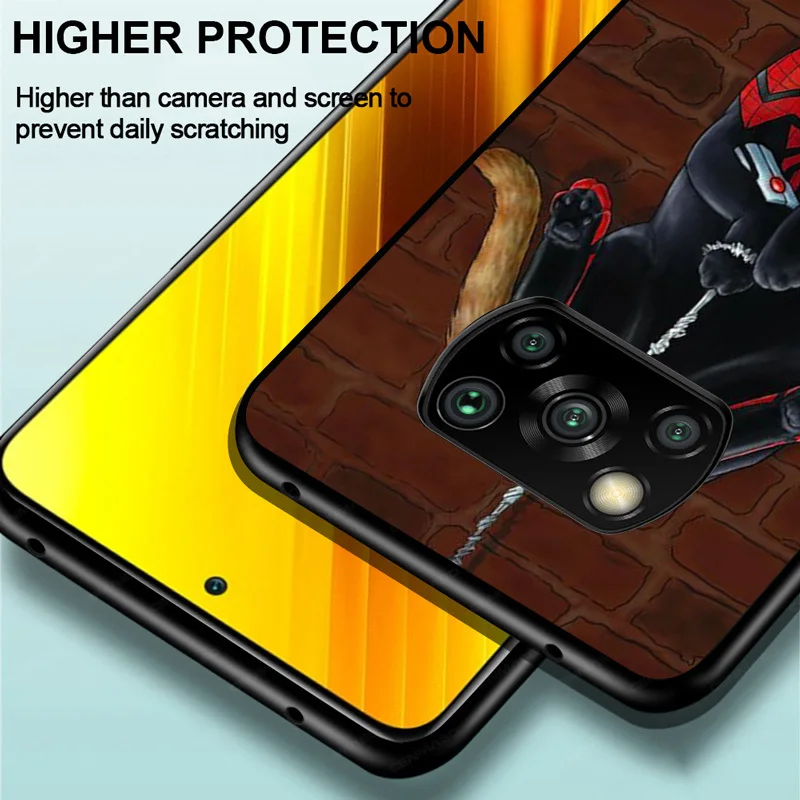 

Super Hero Marvel Avengers Spider-Man For Xiaomi Poco C3 M3 M2 X3 NFC X2 F3 F2 F1 Mi A3 A2 Lite Pro Soft TPU Silicone Phone Case