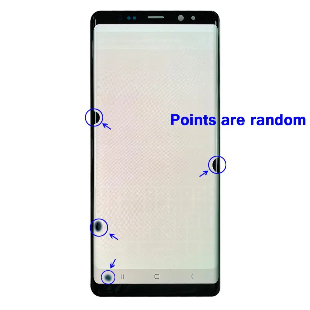 ЖК-дисплей Note 8 для Samsung Galaxy N950 N950F дефект Оригинальный сенсорный экран дигитайзер