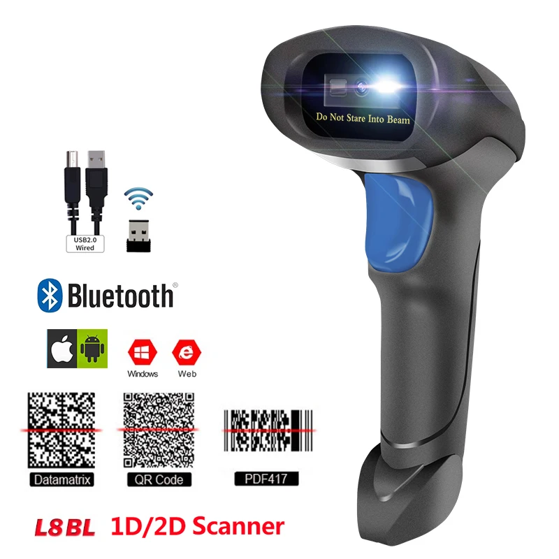 

New handheld laser wireless Bluetooth scanning gun