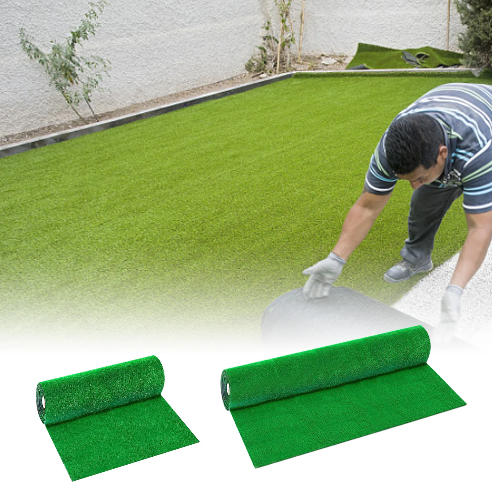 

Artificial Grass Turf Non-slip Synthetic Grass Turf Fake Lawn Landscape For Dogs Indoor Outdoor Garden Lawn Patio Balcony