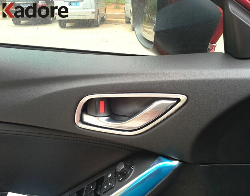 Для Mazda 6 Atenza 2013 2014 2015 ABS Хромированная внутренняя дверная ручка чаша крышка