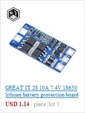 1 шт. Great IT 5V 1A Micro USB 18650 type-c литиевая батарея зарядная плата модуль+ защита двойные функции TP4056 18650