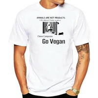 humor design vegetarian vegan t shirt animals are not products casual unisex t shirt natural cotton s 6xl t shirt