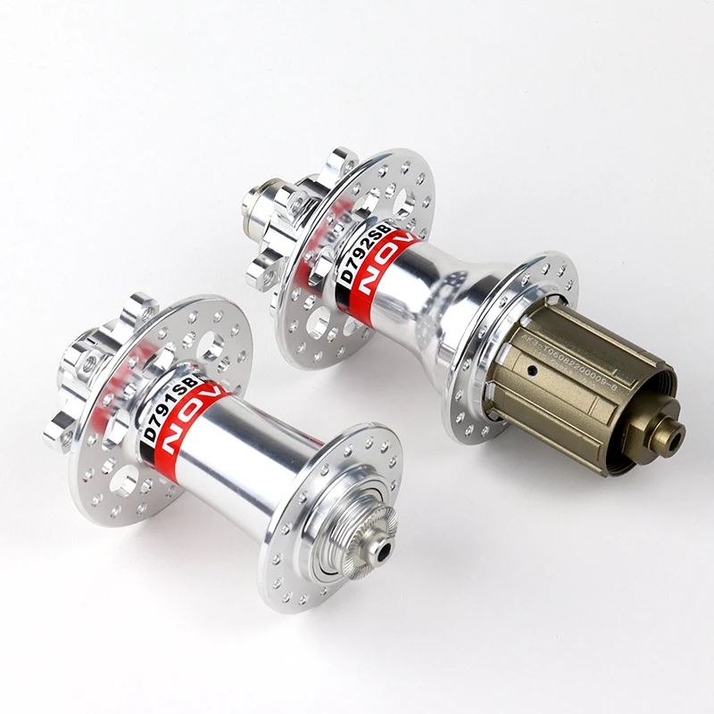 Велосипедная втулка Novatec D791SB D792SB черная красная серебристая для горного