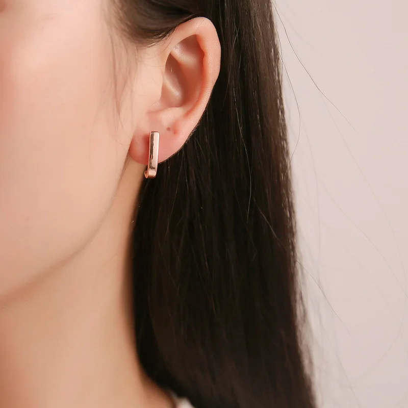 Hello Miss новые темпераментные серьги с джокером холодным ветром J буквы крюк Модные