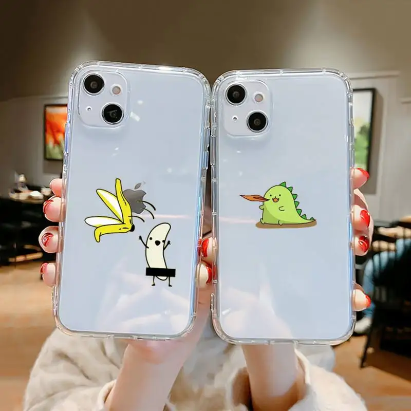 

Cartoons tortoise Phone Case Clear Transparent for iPhone 11 12 13 mini pro XS MAX 8 7 6 6S Plus X 5S SE XR 2020