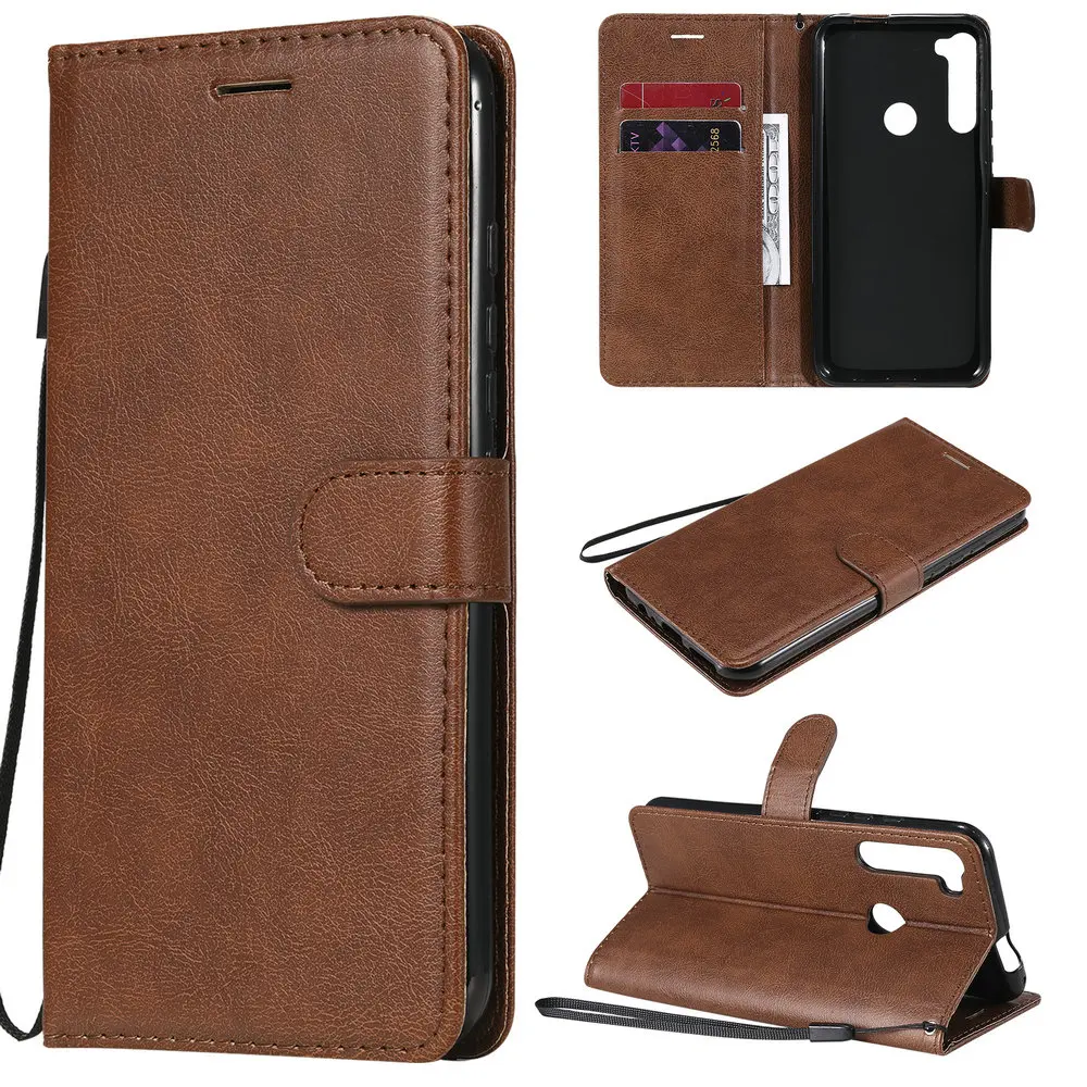 

Plain PU Leather Capa for Motorola Moto One Fusion Plus Flip Case Armor Back Panel for Motorola One Fusion Case Moto 1 Fusion+