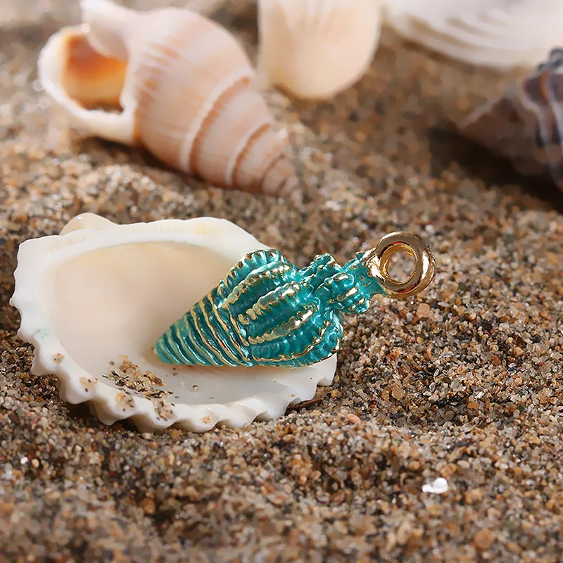 Ожерелье с подвеской ручной работы бусины из ракушек морской звезды аксессуары