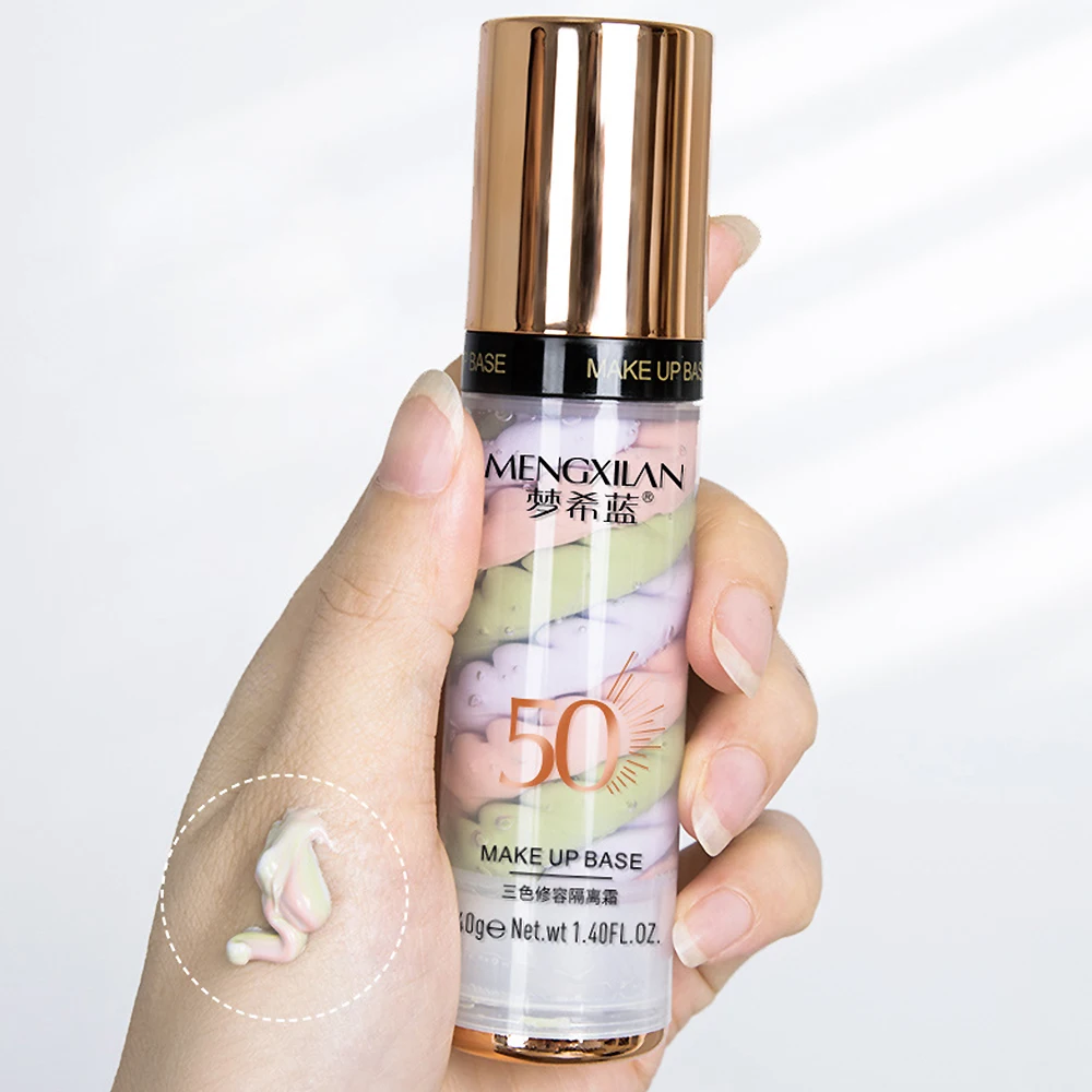 Face Matte Concealer Contouring Three Colors Base Cream Primer Moisturizing Even Skin Tone Oil Control Waterproof 2 | Красота и