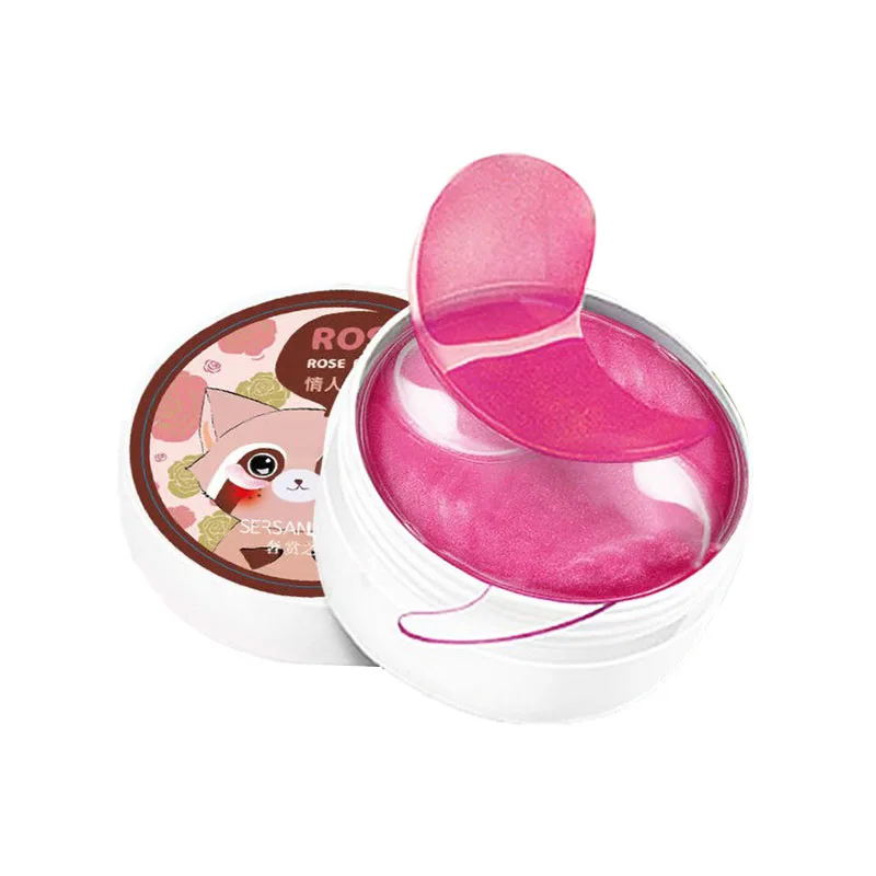 60 шт. розовое маска isilandon для глаз с коллагеном лица крем против морщин и гелевая