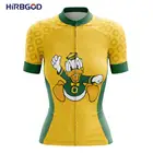 Женская велосипедная быстросохнущая футболка HIRBGOD с короткими рукавами