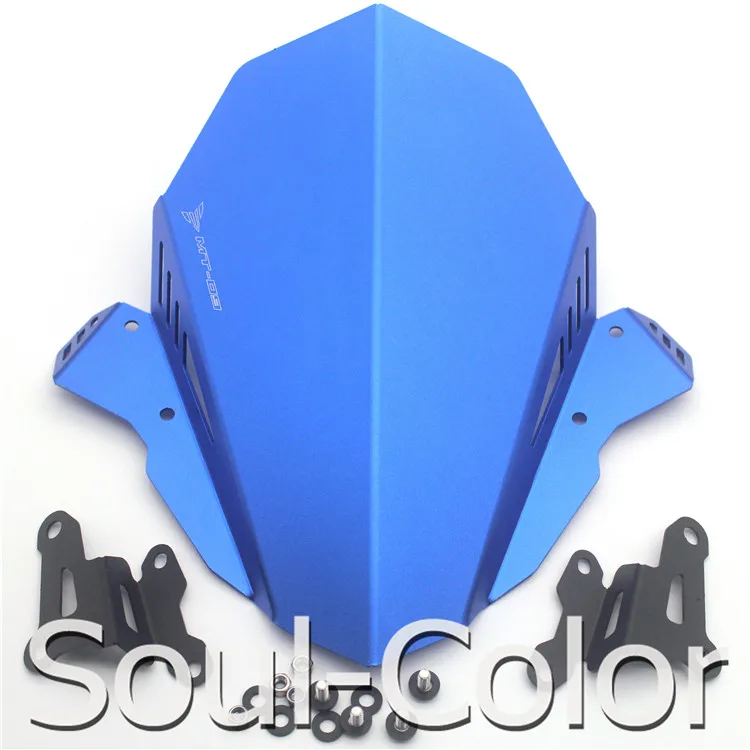 Мотоциклетный алюминиевый комплект дефлектор ветрового стекла для подходит MT 09