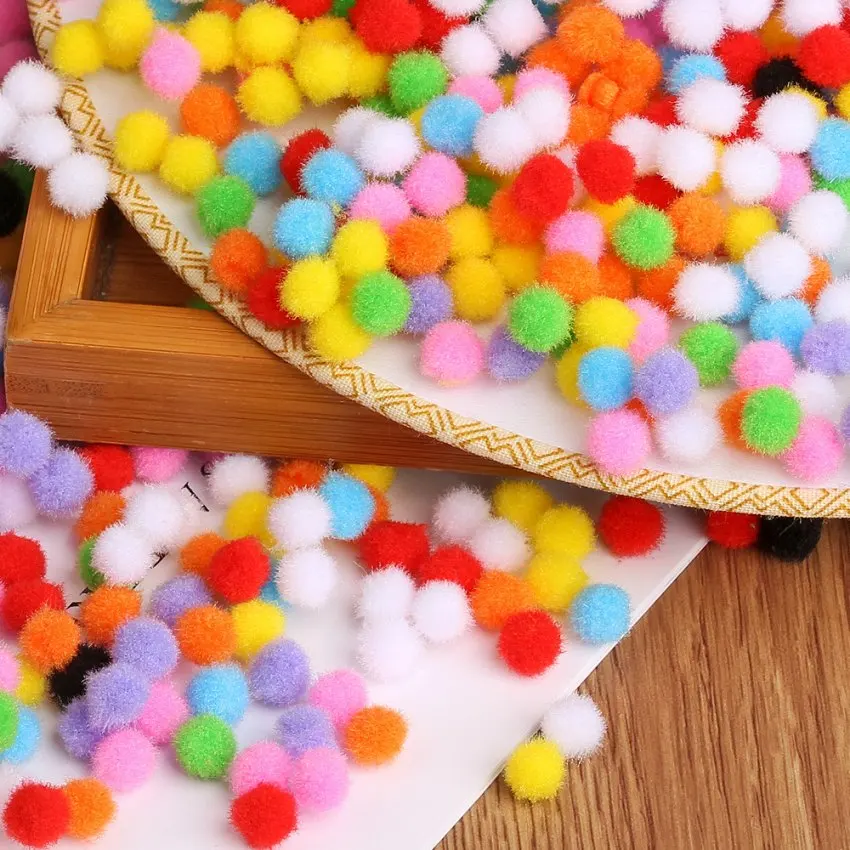 Бесплатная доставка разноцветные шарики для украшения DIY 8/10/12/15/20/25/30 мм Меховые