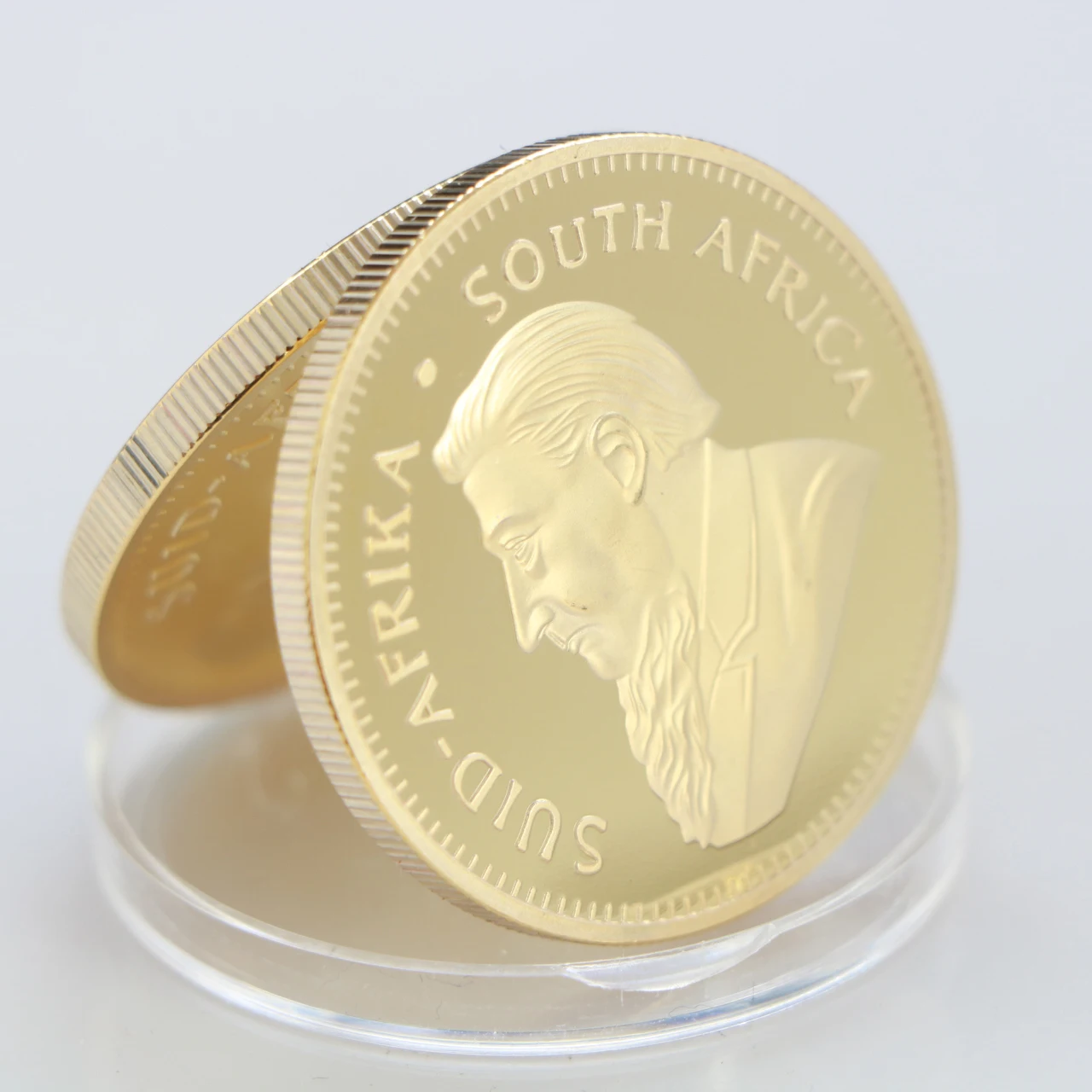 2013 Южная Африка Саудовская Krugerrand 1OZ позолоченная монета Paul Kruger Token Value