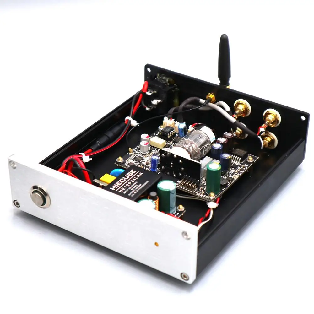 12AU7 GE5814 трубчатый предусилитель CSR8675 Bluetooth 5 0 APTX LDAC AAC ES9018 24 бит DAC Bluetooth-приемник