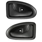 Черная левая и правая ручка для внутренней двери автомобиля, ручные ручки для Renault Clio 1999-up Scenic 1999-2005 Megane 1998-2002