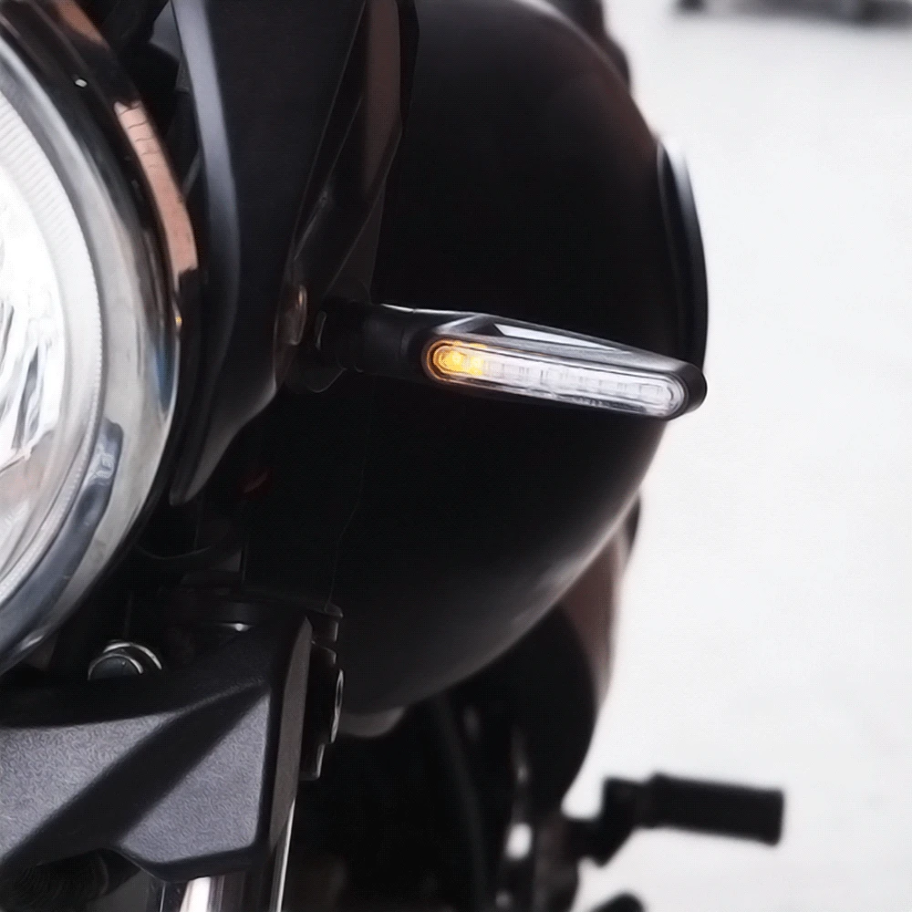 

Motorcycle Turn Signal Lights Motorcycle Mini Scooter Turn Light Indicator Flasher Relay 12V LED Moto Blinker Turn Signals