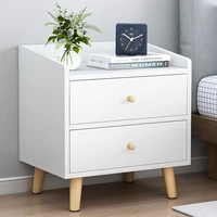 nordic simple modern bedside table mini multifunctional storage and storage bedroom imitation solid wood assembly cabinet