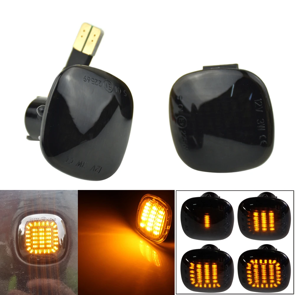 

2Pcs For Skoda Fabia Octavia MK1 Mk2 Dynamic Side Marker Light Led Turn Signal Sequential Blinker For Audi A3 A4 B5 A8 For SEAT
