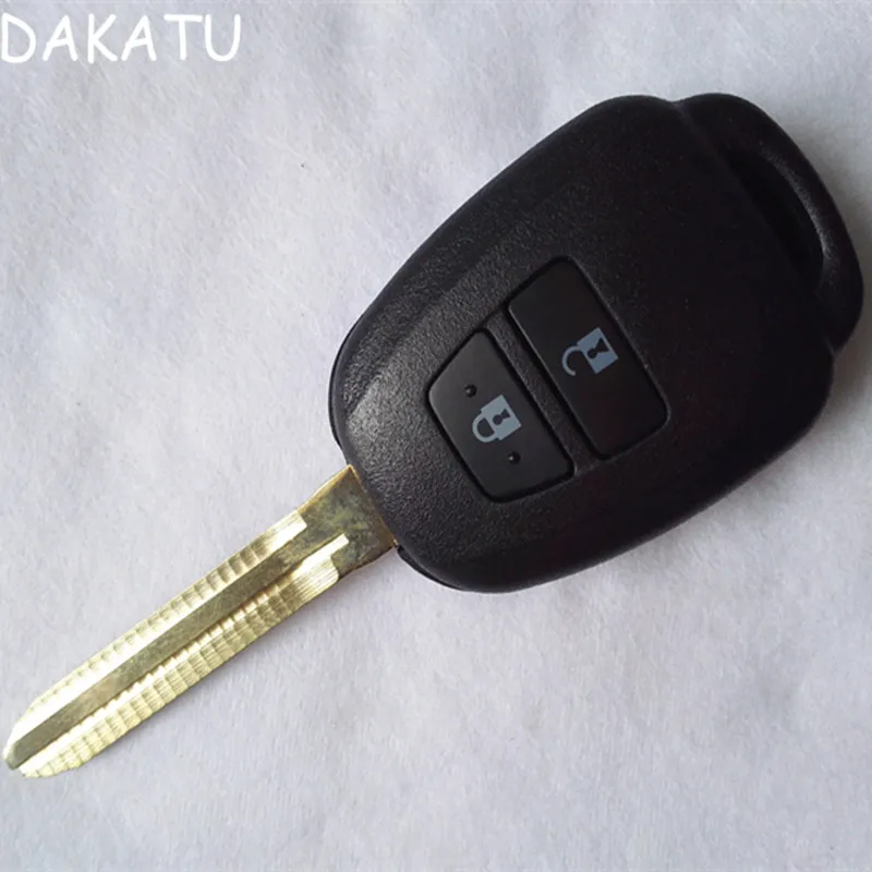 

DAKATU 10PCS Good quality,2 Buttons Remote Key Shell for Toyota Camry 2012