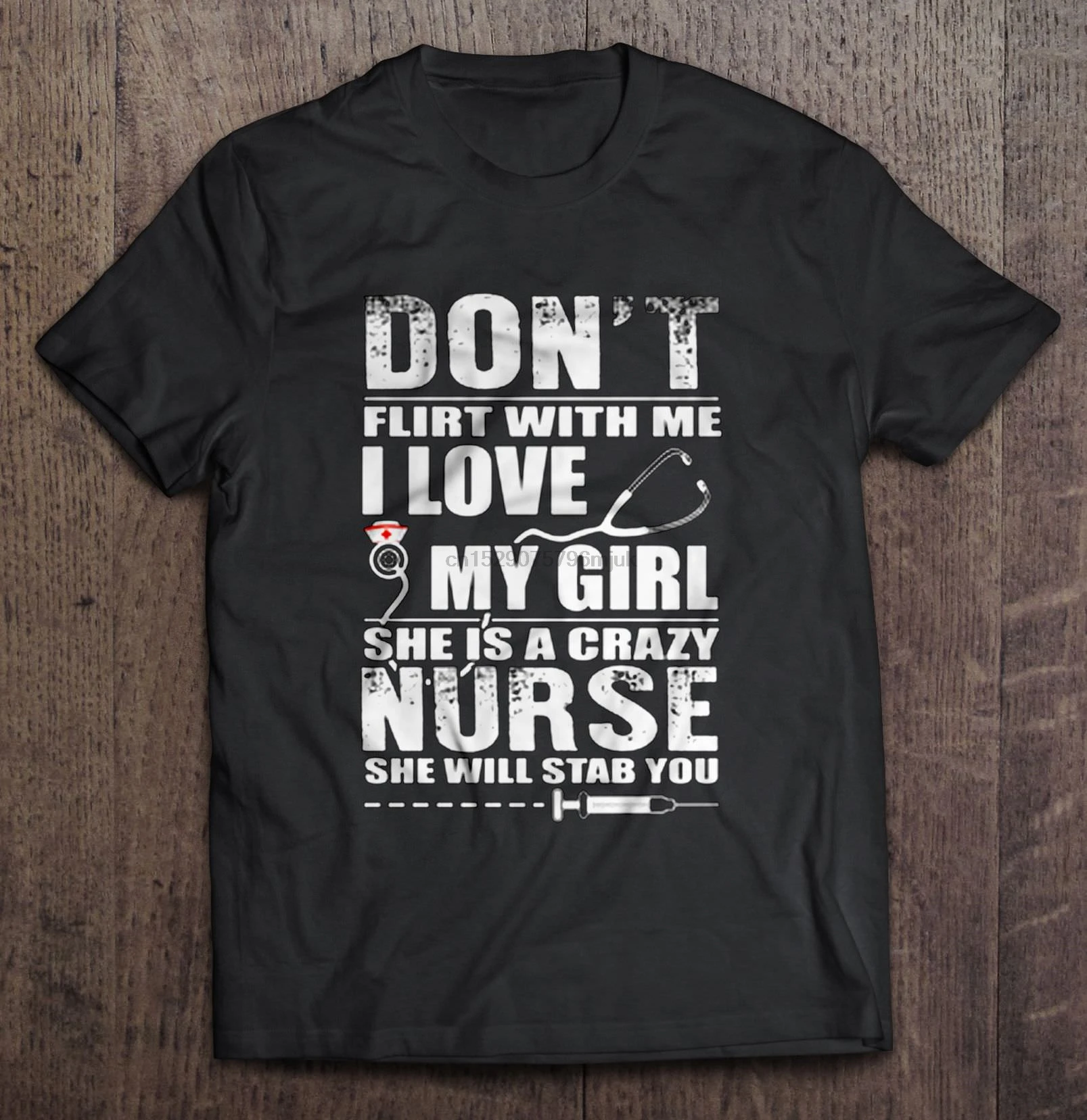 Мужская футболка не флиртуйте со мной я люблю мою девочку Она сумасшедшая