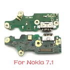 USB разъем для зарядки для Nokia 7,1, для Nokia 7 2018 TA-1095, док-станция, микрофон, гибкий кабель