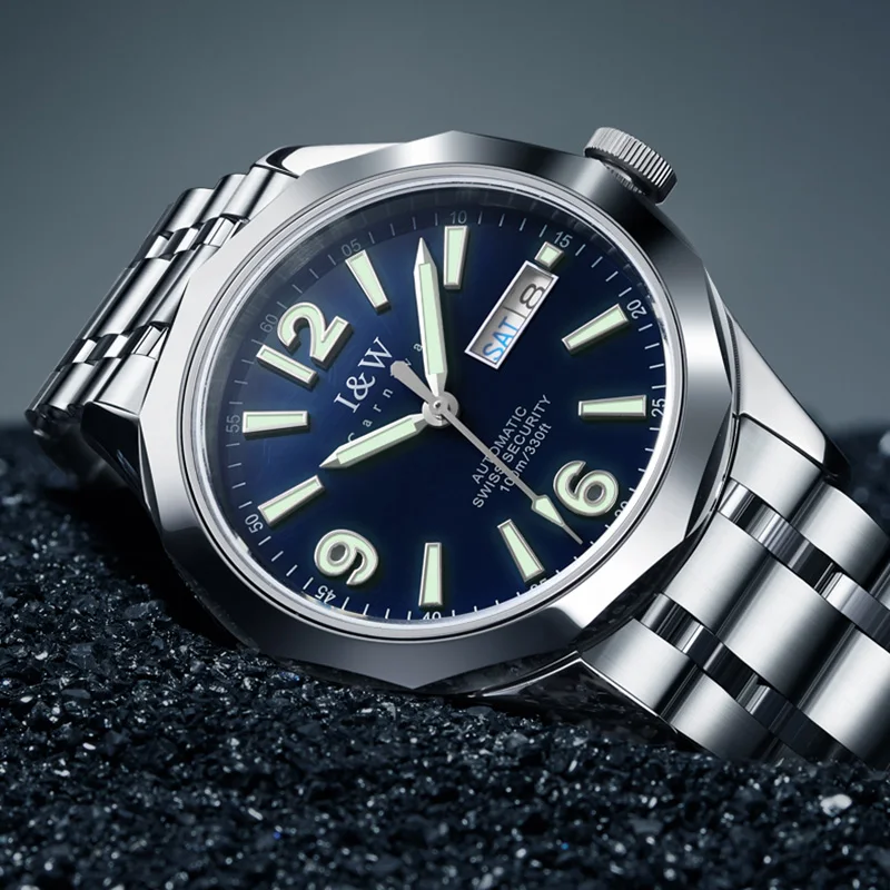 Luxury Tungsten Watch for Men 2021 New Japan SEIKO NH36A Movement Automatic Watches Men Sapphire Calendar Luminous Montre Homme