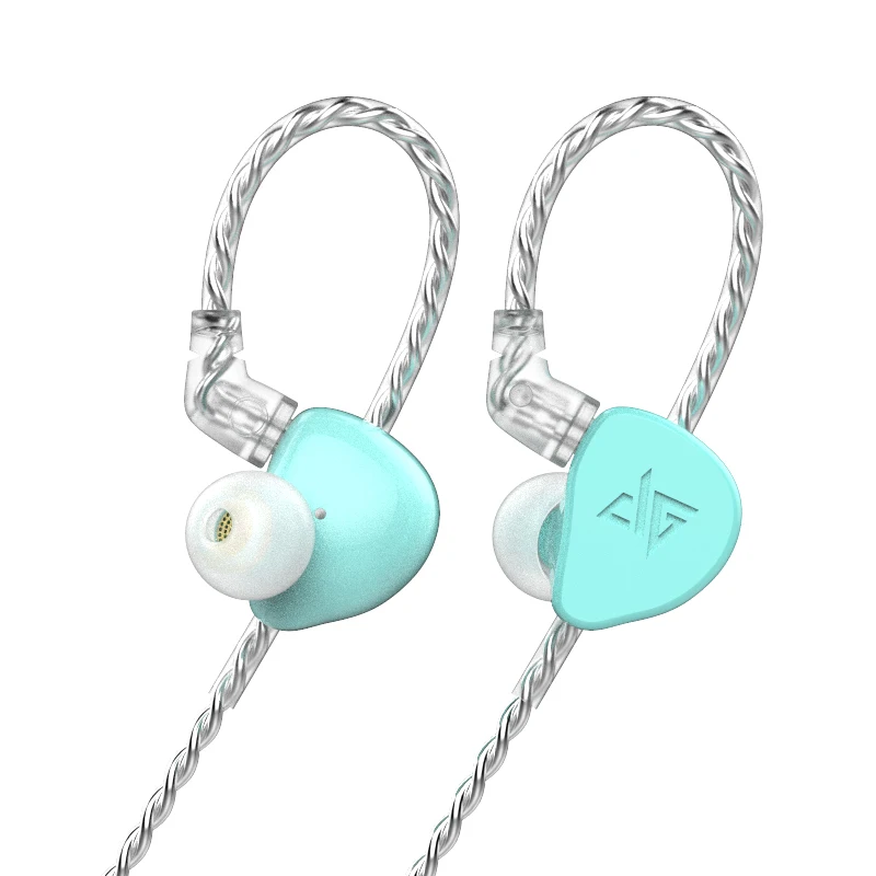 

2020 AUGLAMOUR F300 Light 10mm HIFI earphones Dynamic Wired Headphones Metal HiFi In-ear Earbuds With Mic vs se215 se535