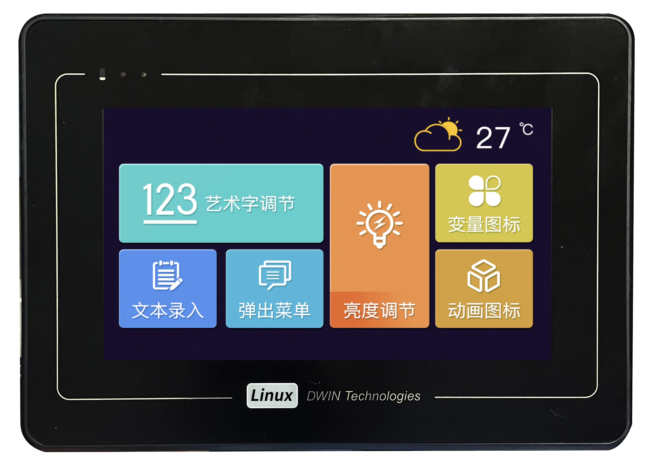 

Система Linux DWIN 7 дюймов IPS TFT LCD емкостный сенсорный экран 1024*600 dmt10600t070 _ 37wtc