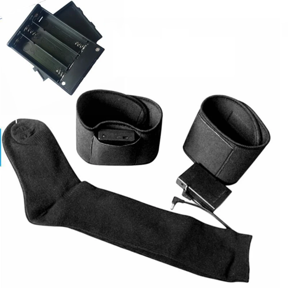 

Electric Heated Rechargeable Washable Warm Socks Battery Operated Winter Thermal Long Socks Washable for Men and Women