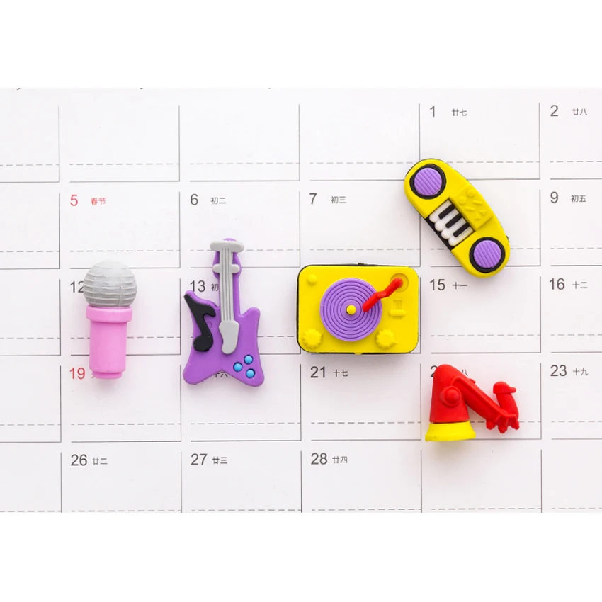 5 шт./упак. Симпатичный ластик рисунок из мультфильма Креативное вечерние