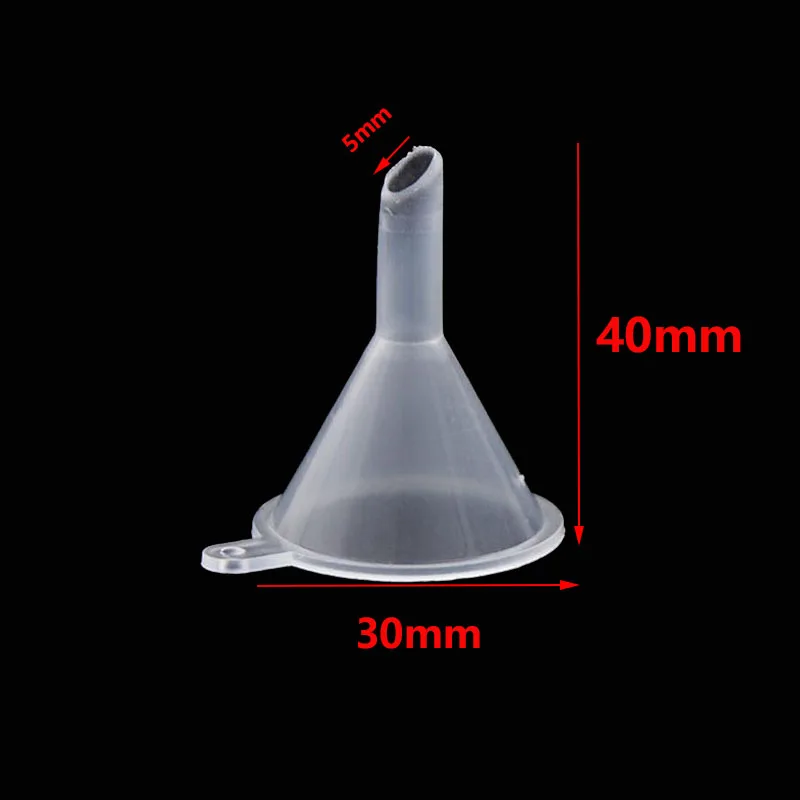 10 Pieces/set of Mini Transparent Plastic Laboratory Diffuser Funnel Juice Dropper Bottle Liquid Essential Oil Filling Tool | Канцтовары