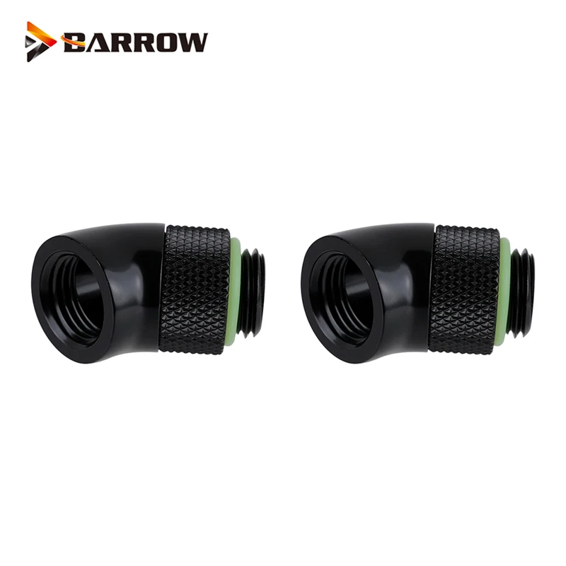 2 шт. Барроу 45 градусов поворотные фитинги G1/4 &quotводяное охлаждение компьютерный