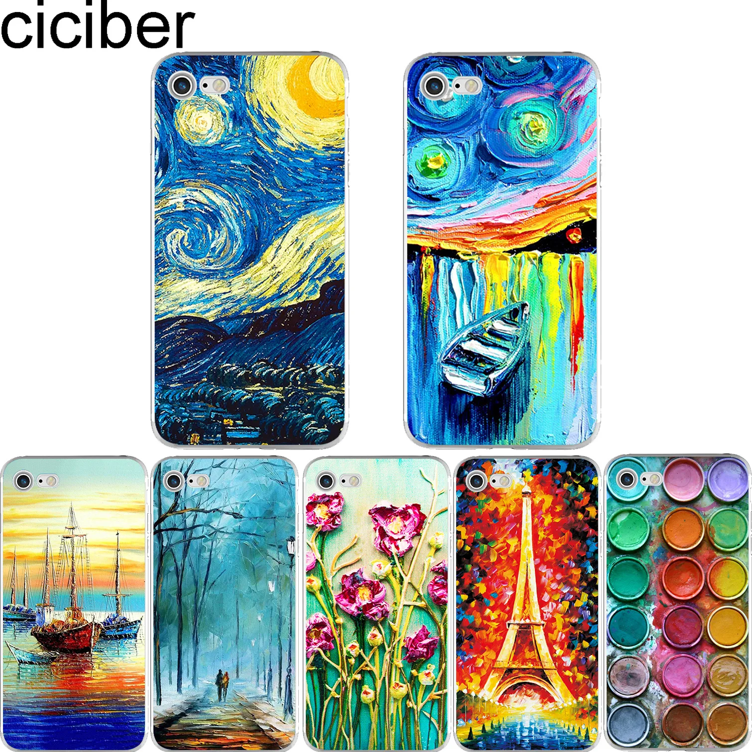 Ciciber Van Gogh масляная живопись мягкие силиконовые чехлы для телефона чехол IPhone 11 Pro